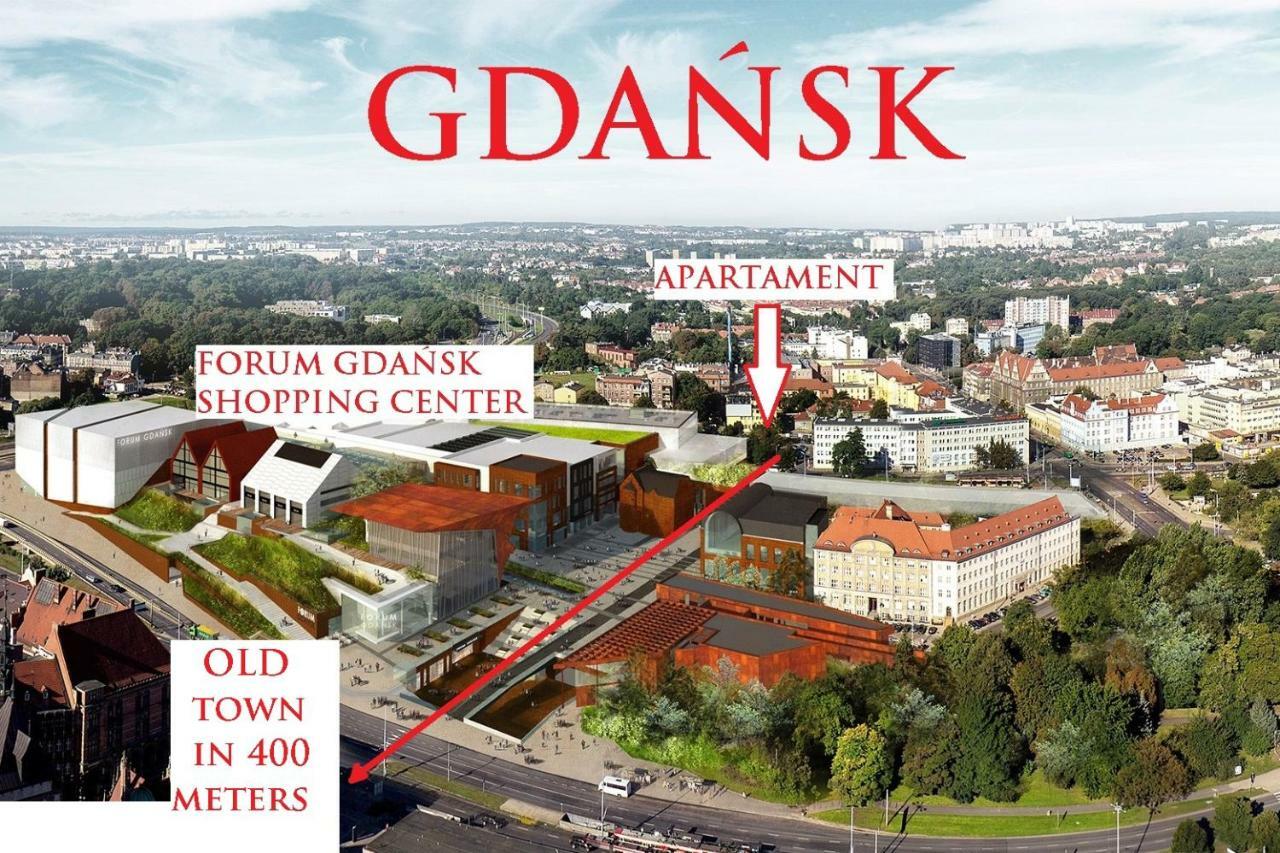 Berg Apartament Red Obok Starego Miasta Gdansk Exterior photo