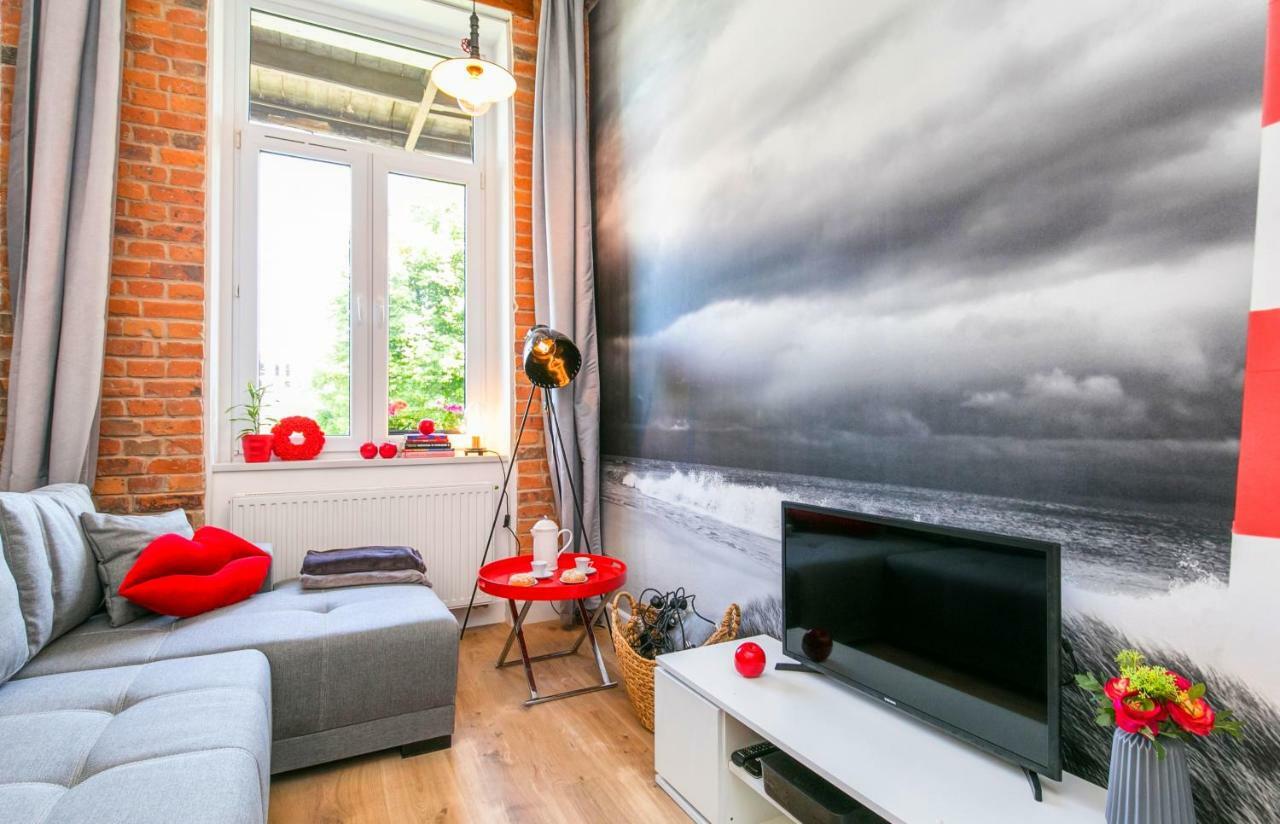 Berg Apartament Red Obok Starego Miasta Gdansk Exterior photo